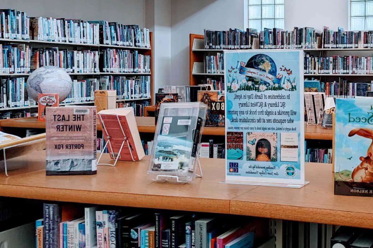 The SJC West Library is a learning center that facilitates access to information for students and community members in San Juan County.